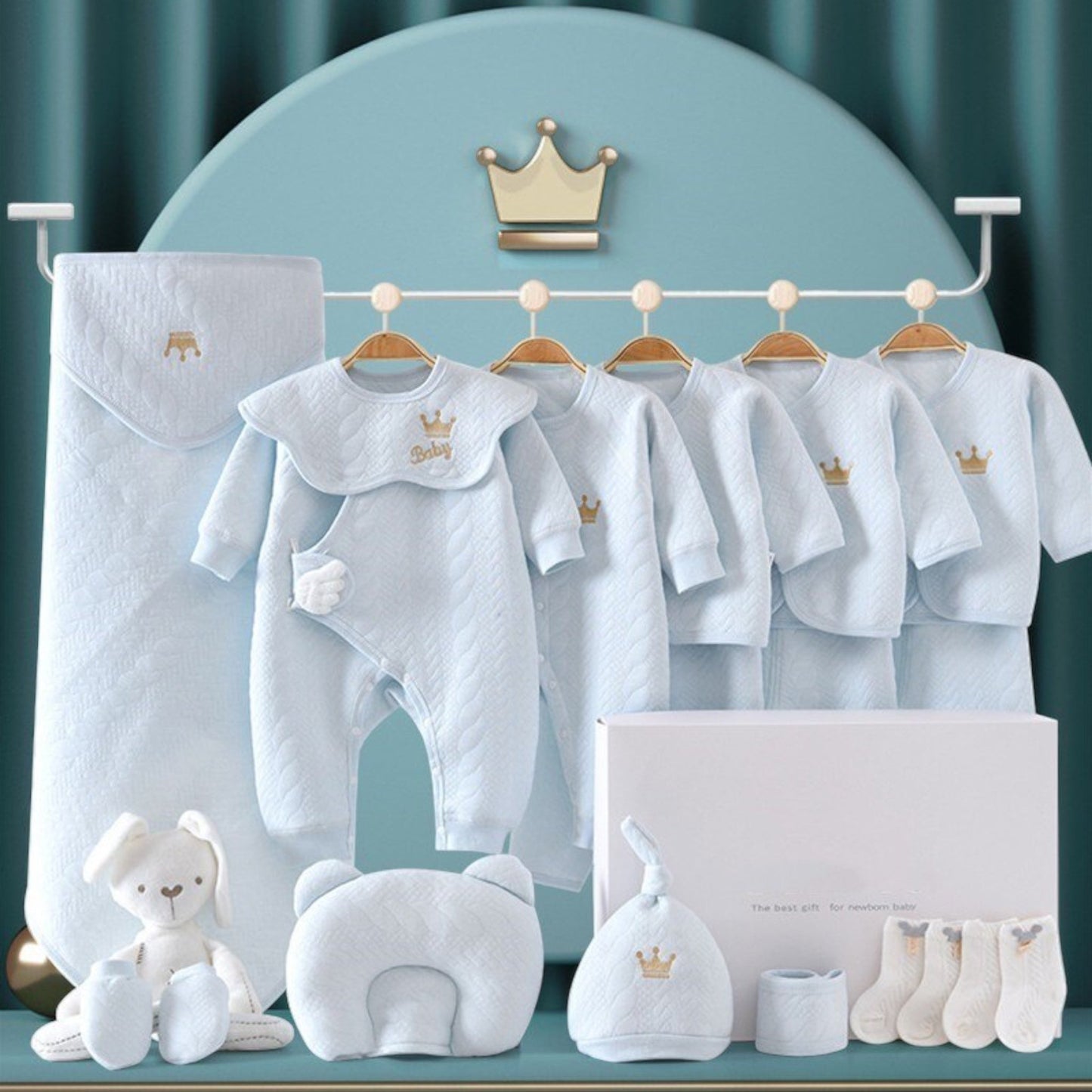 Newborn Baby DeLuxe Set 0-6M, Baby Shower Gift Set