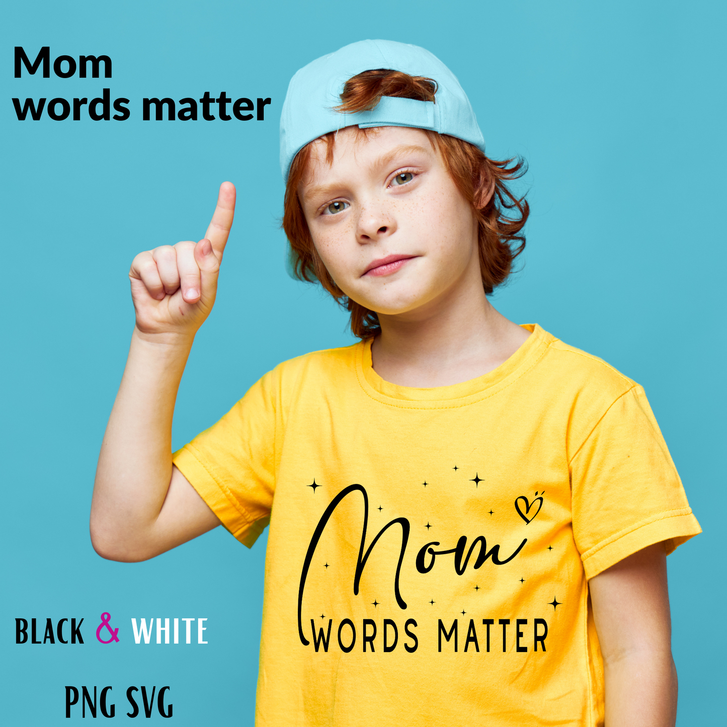 Mum Words Matters SVG PNG, Mother's Day, Gift For Mum