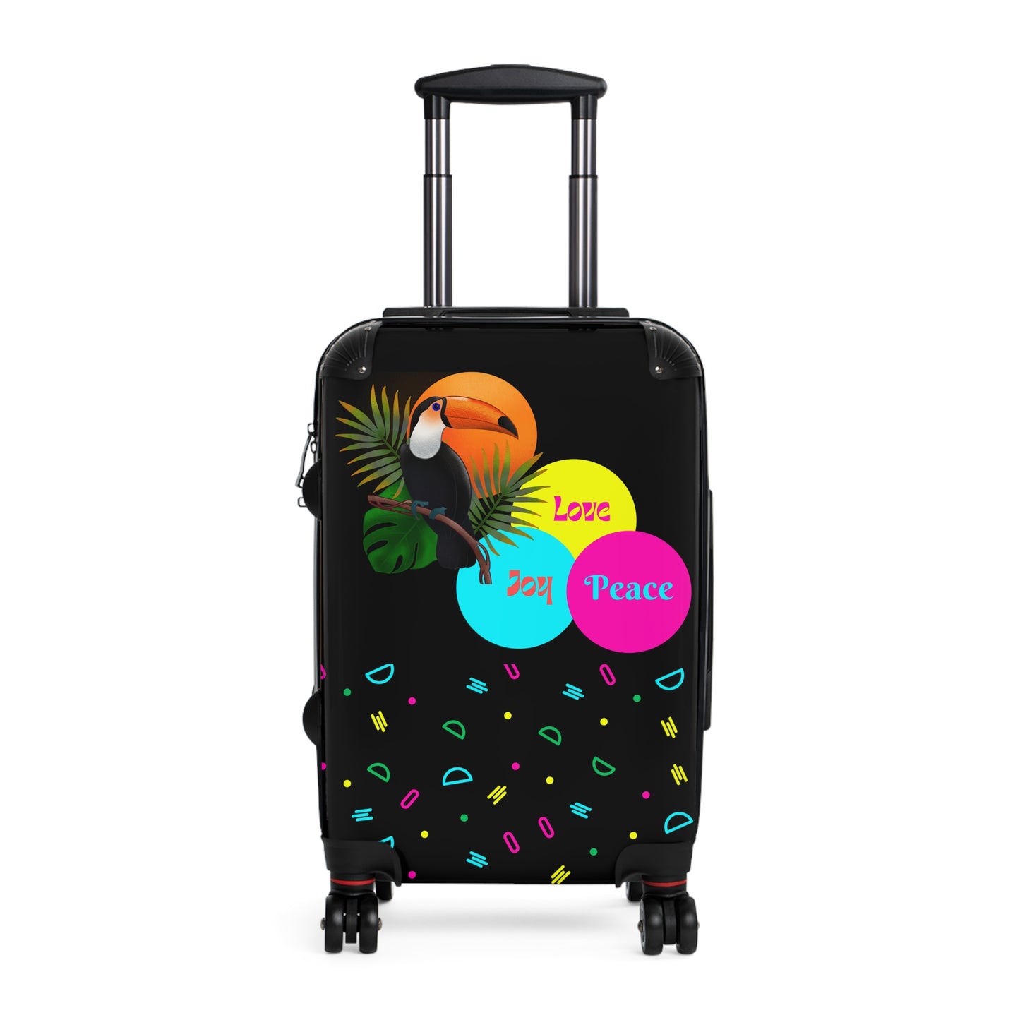 Inspirational Luggage, Holidays Suitcase, Positive Hard Shell Trolley