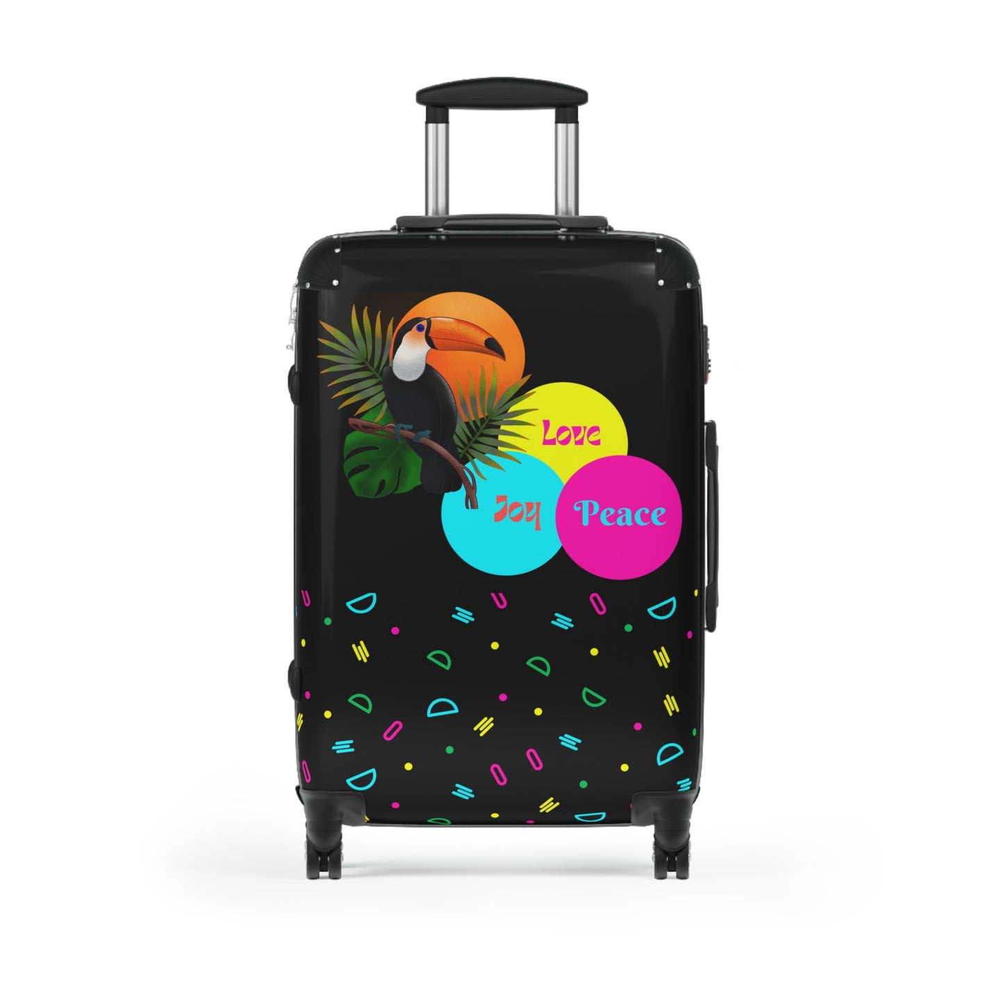 Inspirational Luggage, Holidays Suitcase, Positive Hard Shell Trolley