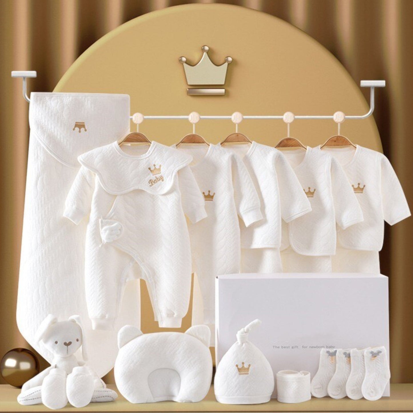 Newborn Baby DeLuxe Set 0-6M, Baby Shower Gift Set