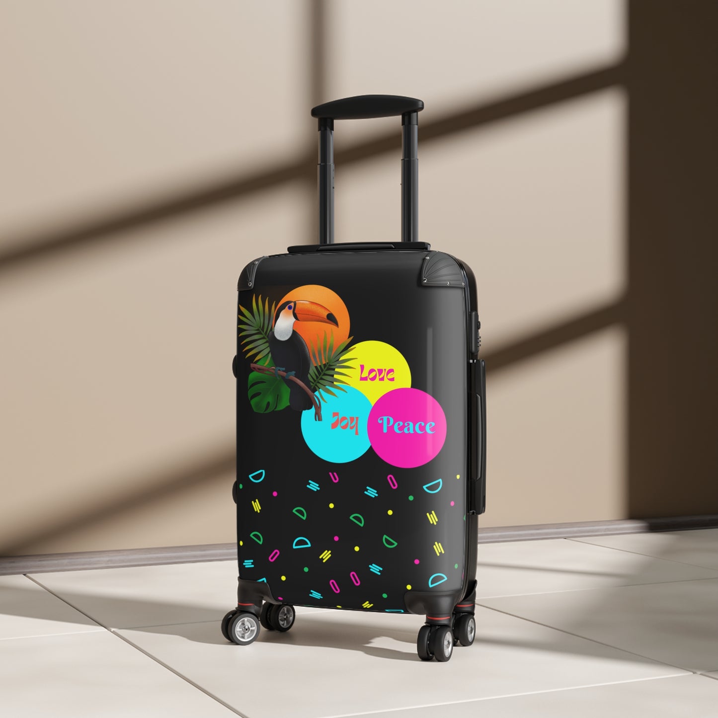 Inspirational Luggage, Holidays Suitcase, Positive Hard Shell Trolley