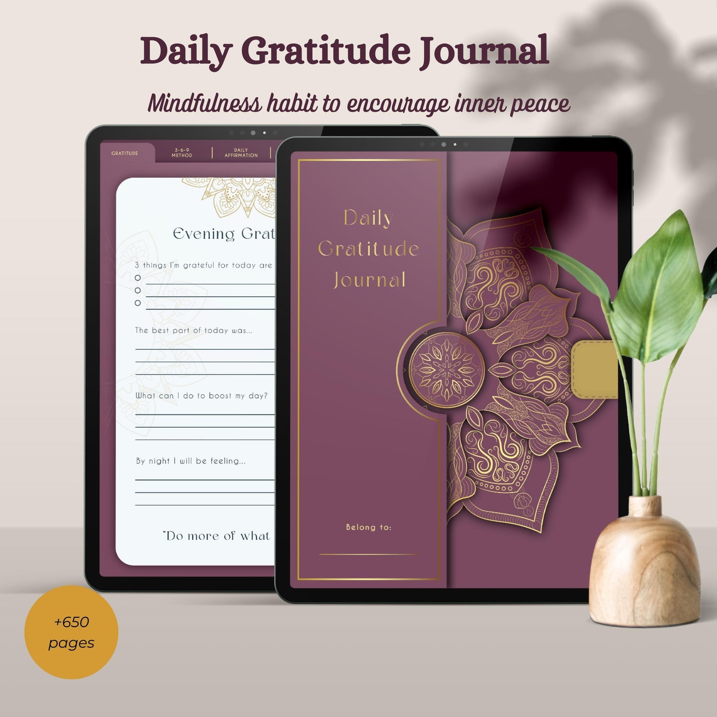 Affirmation Planner, Prayer Planner, self care planner, Mood Tracker, 369 Method, Vision Board, Prayer tracker, Gratitude Journal, Digital Gratitude Planner, Mindfulness Journal, Gratitude Tracker, Goodnotes Planner, printable gratitude journal