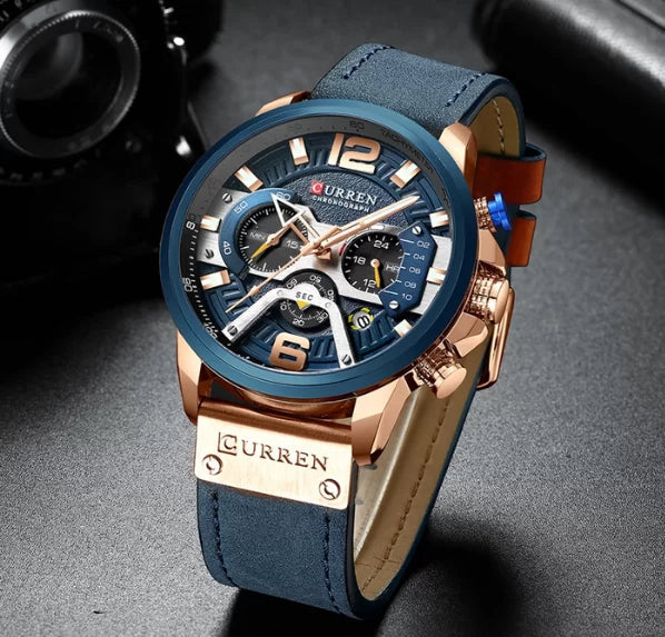 Stylish Leather Watch for Men
