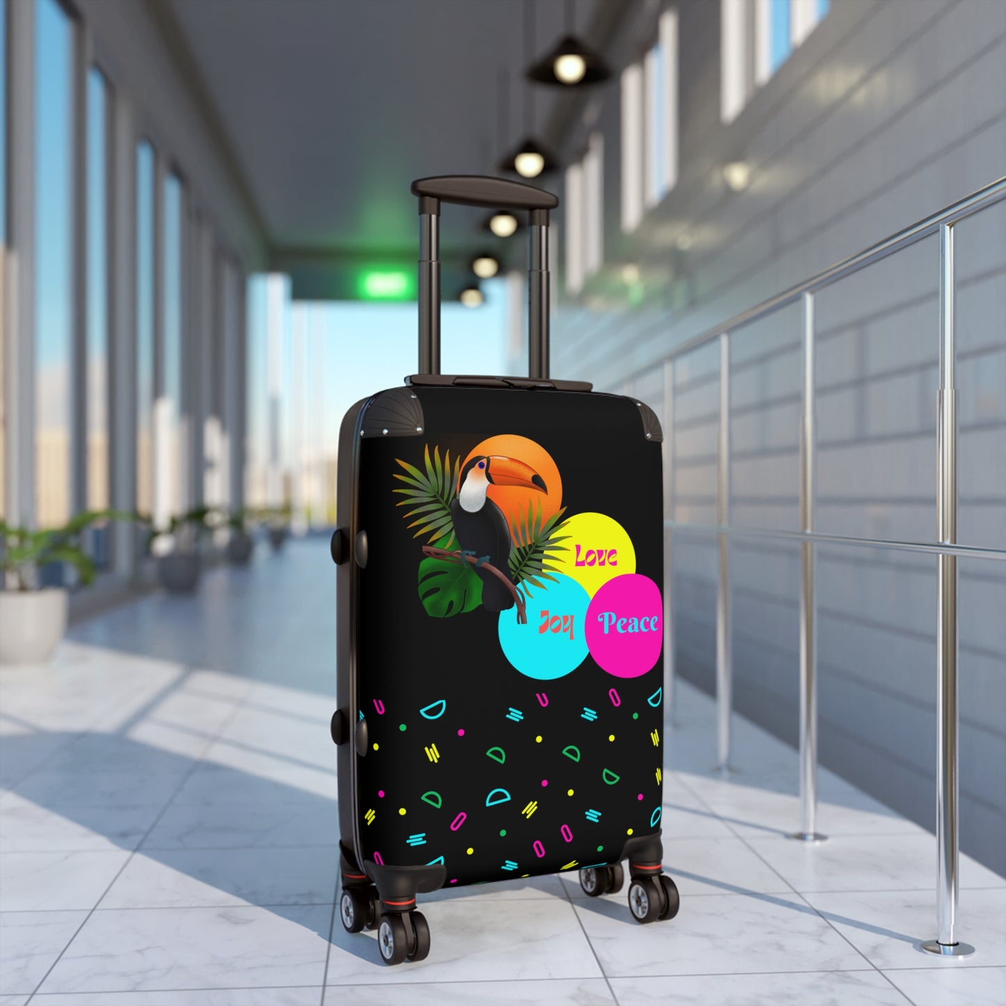 Inspirational Luggage, Holidays Suitcase, Positive Hard Shell Trolley