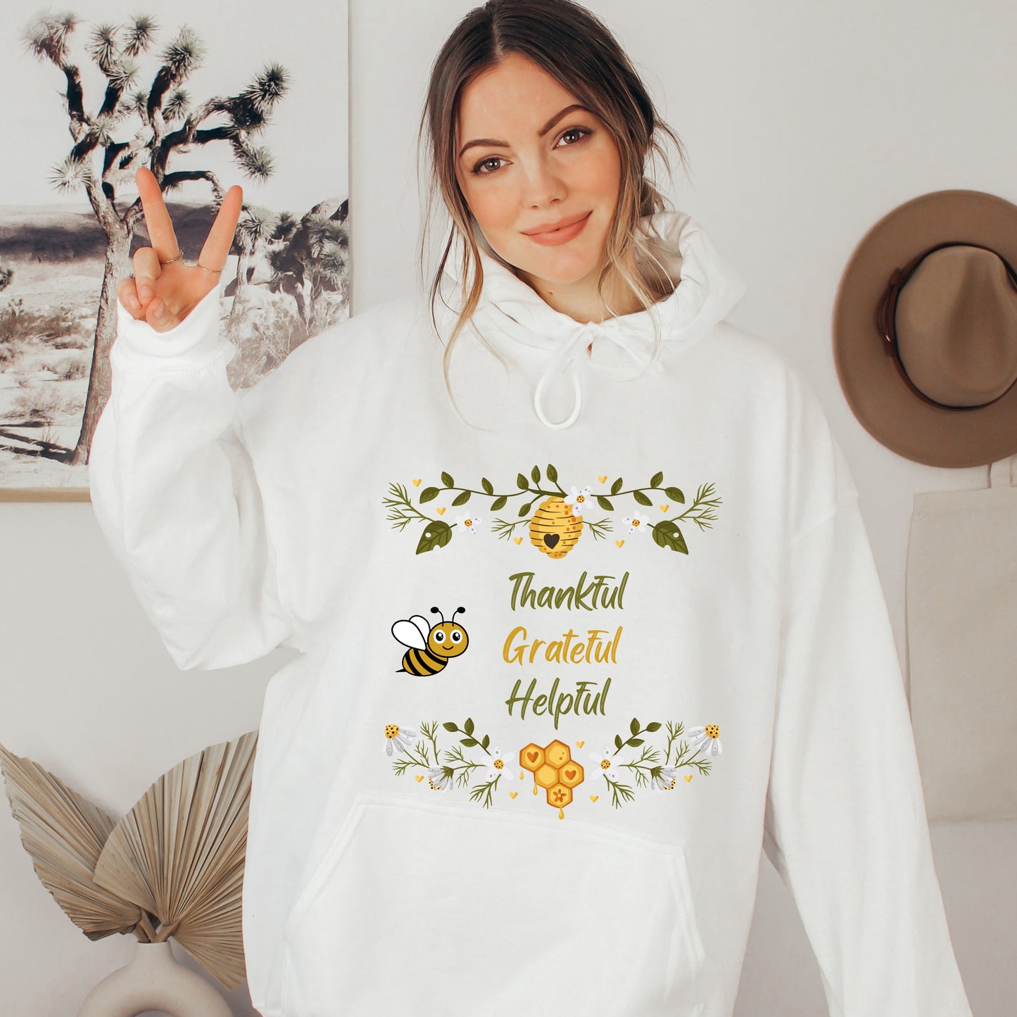 Retro Bee Svg, Thankful SVG | Thanksgiving Shirt SVG | Fall Shirt SVG | | Bee Thankful Grateful Helpful Svg | Be Grateful Svg, Bumble Bee, files for cricut, sublimation, t-shirt, hoodie, mug, sweatshirt, wall art, sticker and more