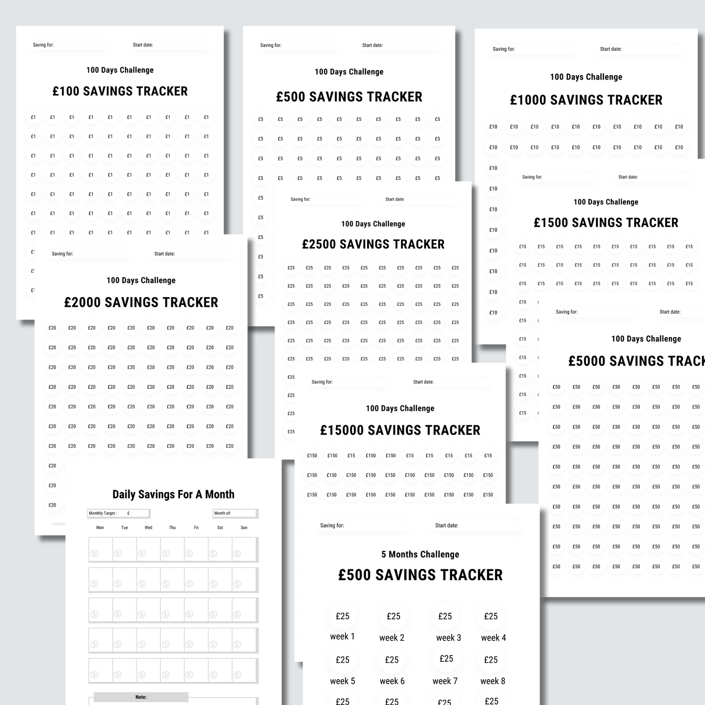 saving tracker, saving challenge, money envelope, saving goal, saving planner, cash stuffing
