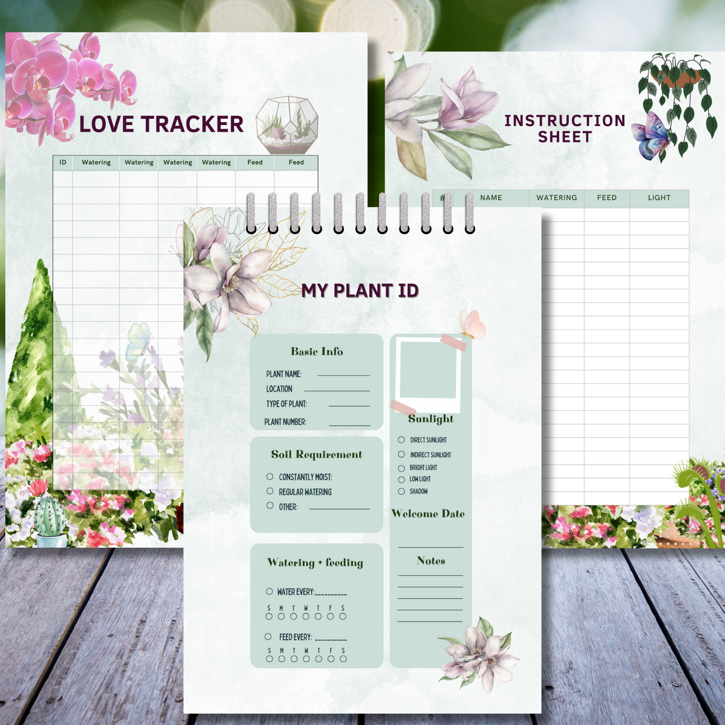 Ultimate Digital Houseplant Care Planner: Printable Indoor Plant Guide & Journal PDF