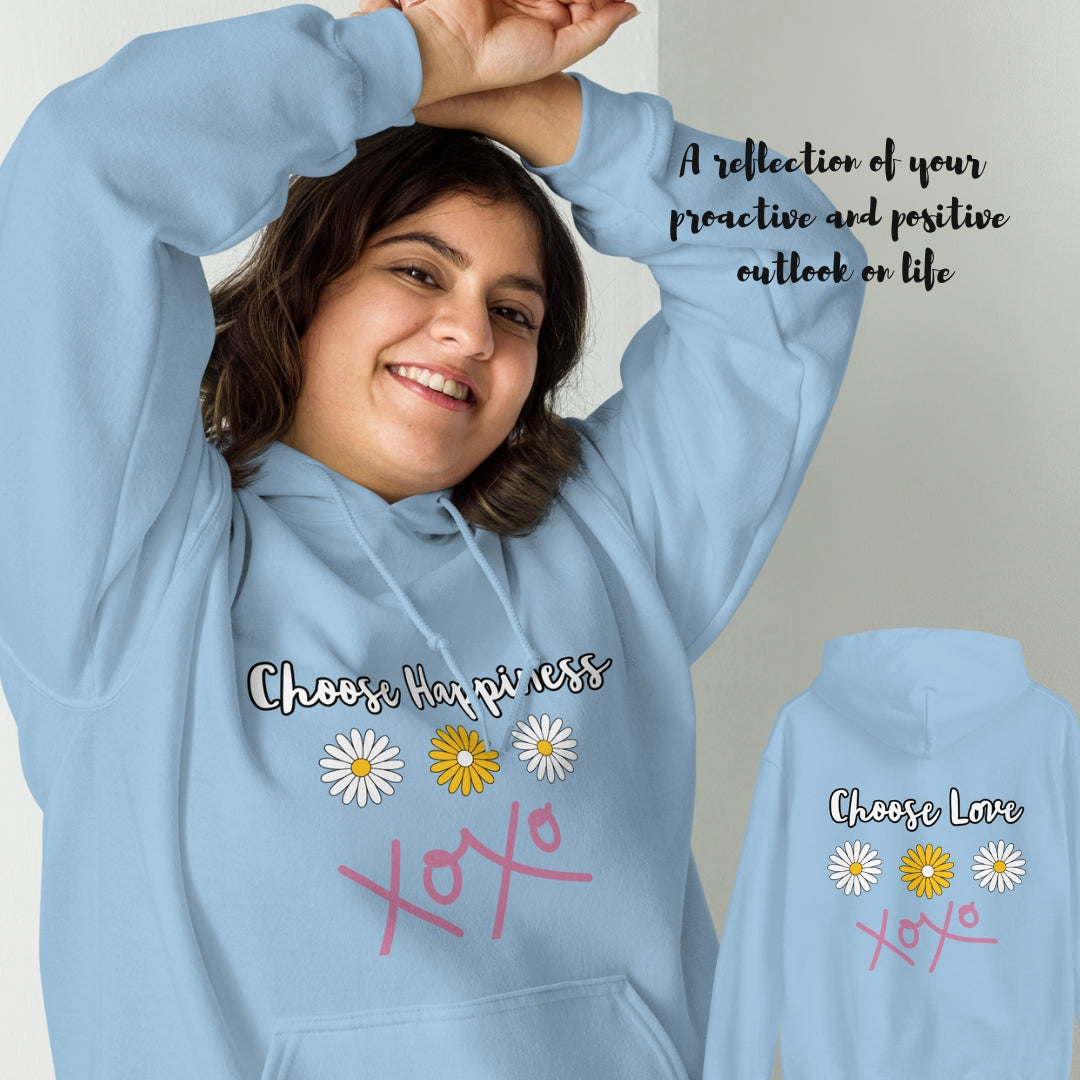 Choose Happiness Hoodie, Love Hoodie, Mental Health
