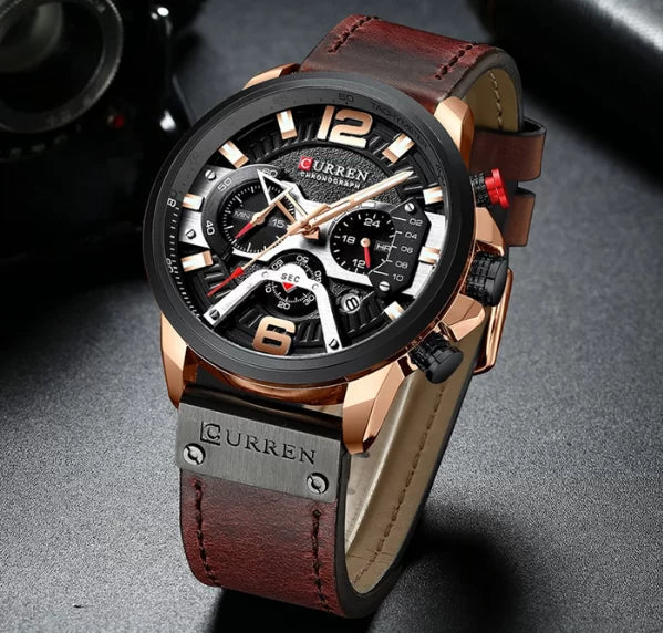 Stylish Leather Watch for Men