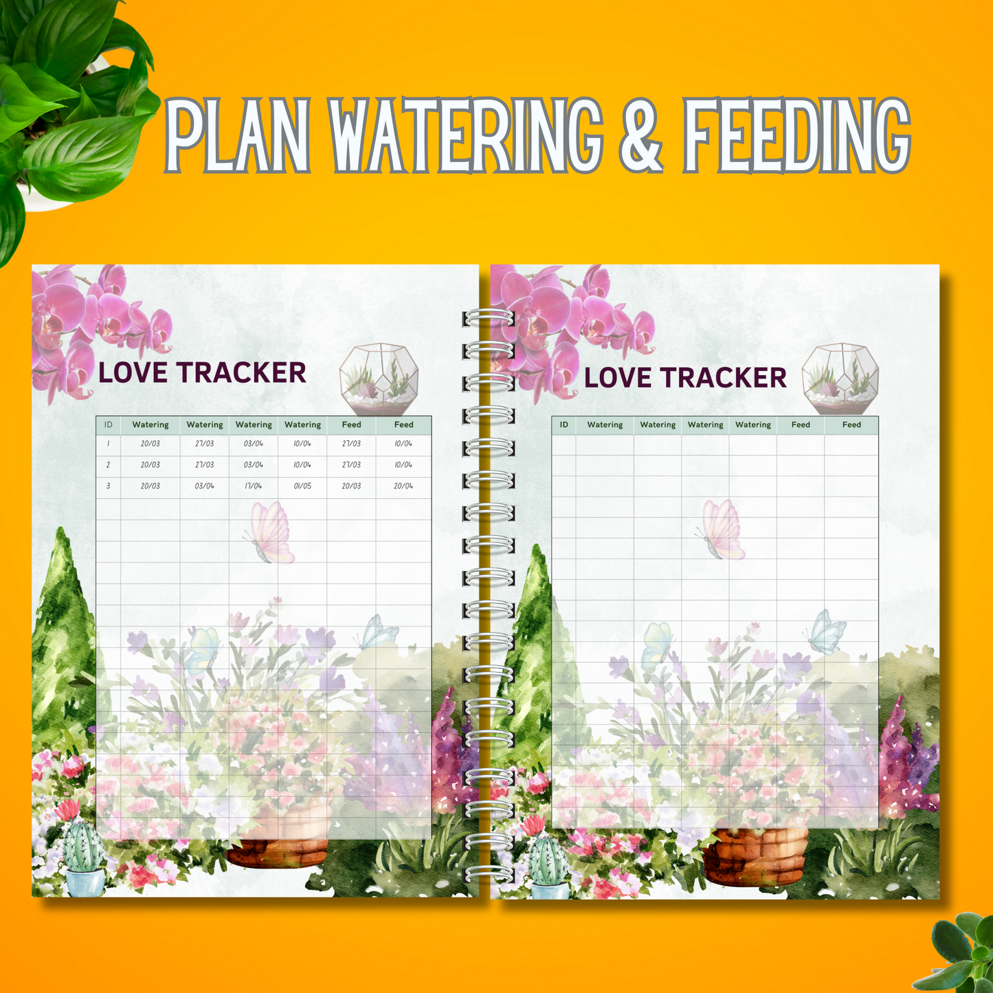 Ultimate Digital Houseplant Care Planner: Printable Indoor Plant Guide & Journal PDF
