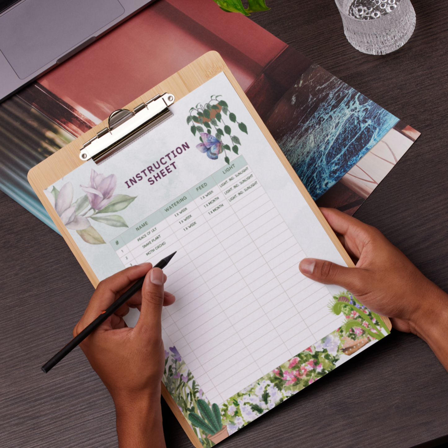 Ultimate Digital Houseplant Care Planner: Printable Indoor Plant Guide & Journal PDF