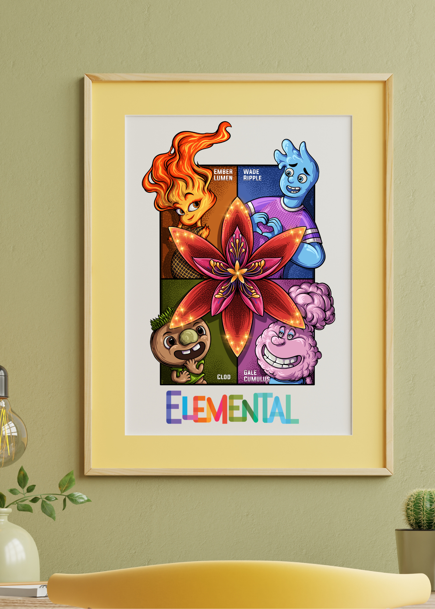Vivisteria Flower, Elemental Png, Elemental Svg, Ember Fire Girl, Wade Water Boy, Elemental Svg, Cricut Files, Elemental Wall Art, Printable Design, Elemental Movie 2013, T-shirt design, pillow print, mug, Elemental hoodie, Sweatshirt, Stickers