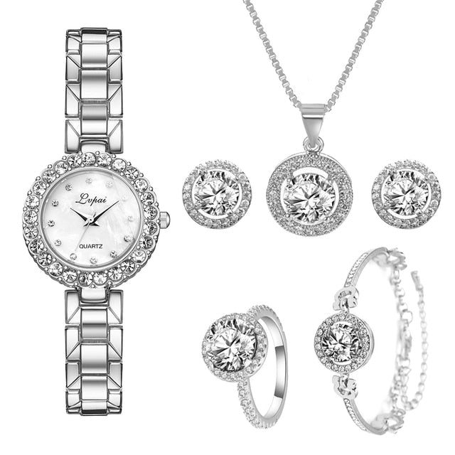 Crystal Watch Set, Gift For Her