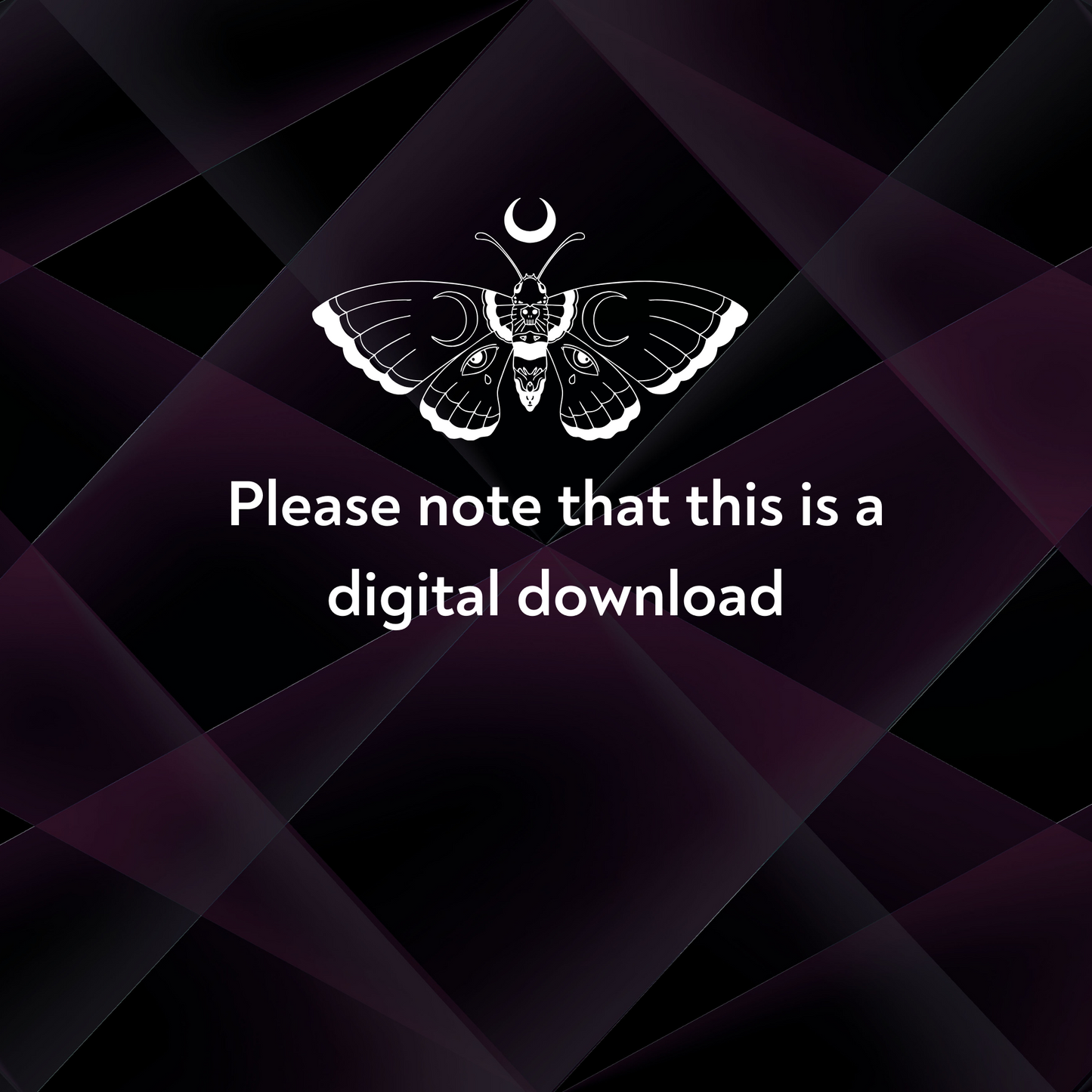 Magic Moth Phone Wallpaper - Digital Download
