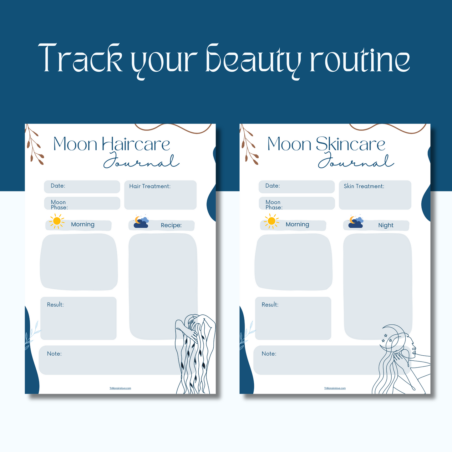 Moon Planner | Moon Journal | Moon Tracker | Moon Calendar | Digital Download
