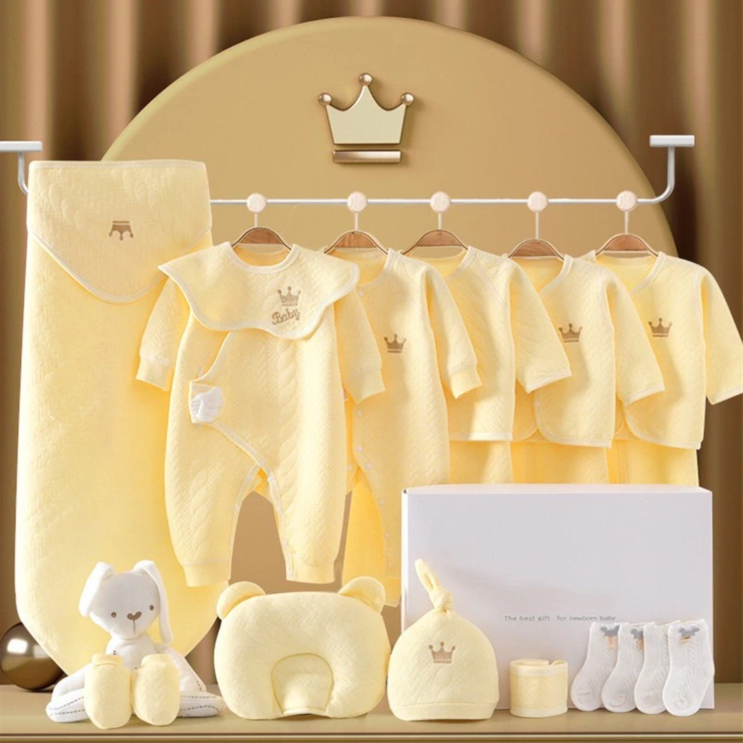 Newborn Baby DeLuxe Set 0-6M, Baby Shower Gift Set