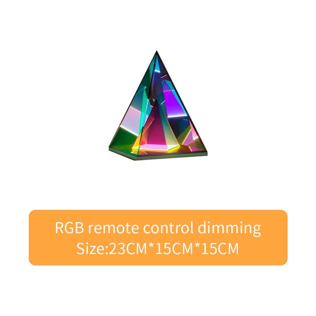 Colorful Geometric 3D Table Lamp