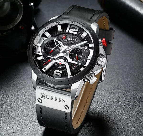 Stylish Leather Watch for Men