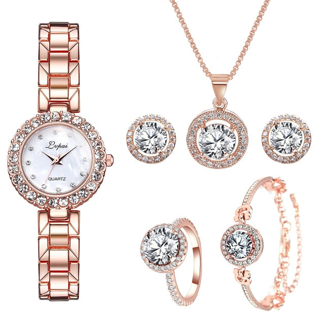 Crystal Watch Set, Gift For Her