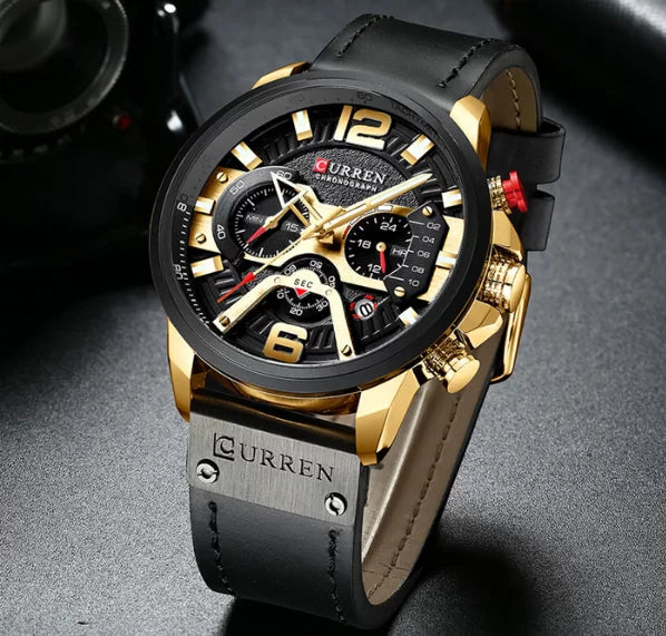 Stylish Leather Watch for Men