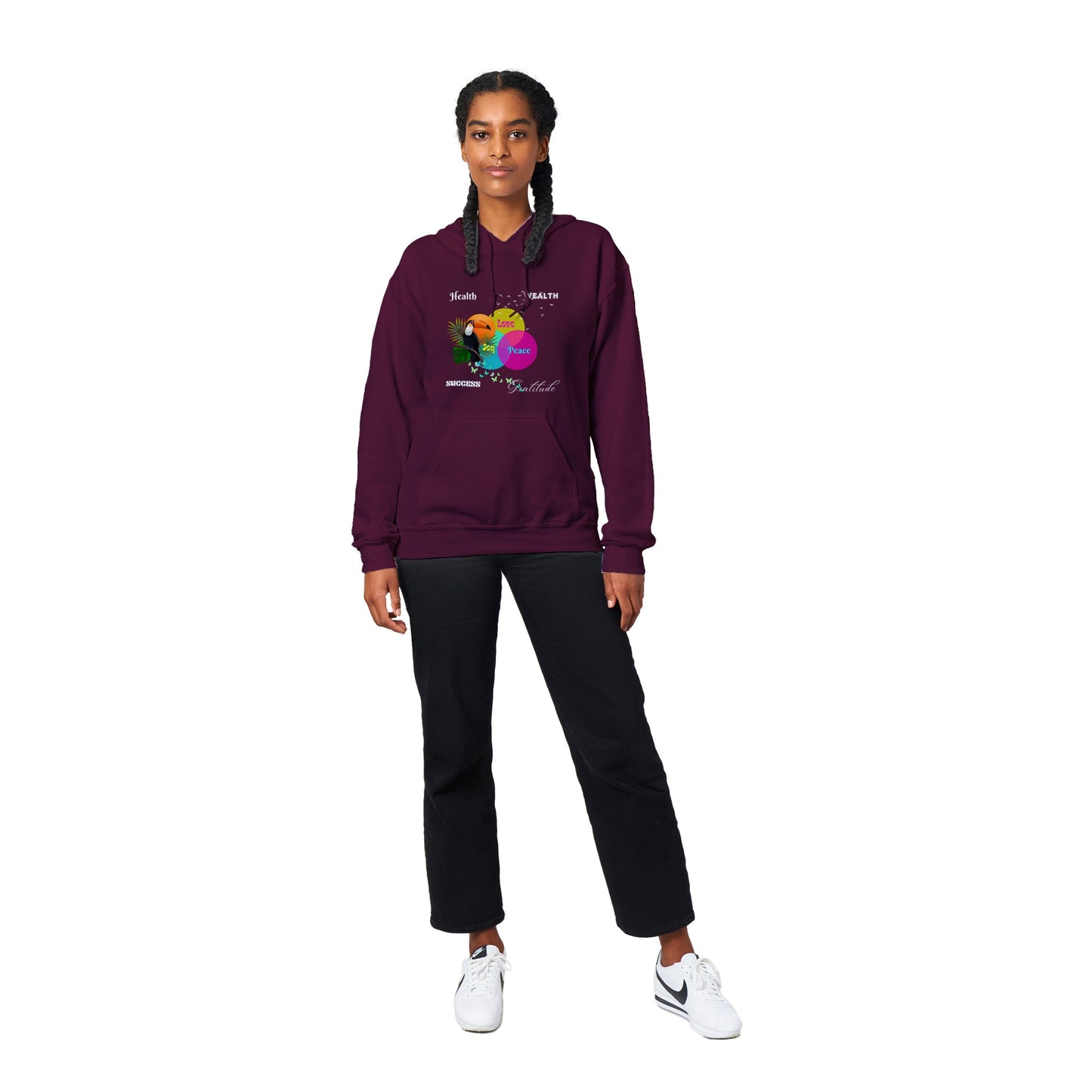 Inspirational - Motivational - Attract Blessings & Love Women Pullover Hoodie