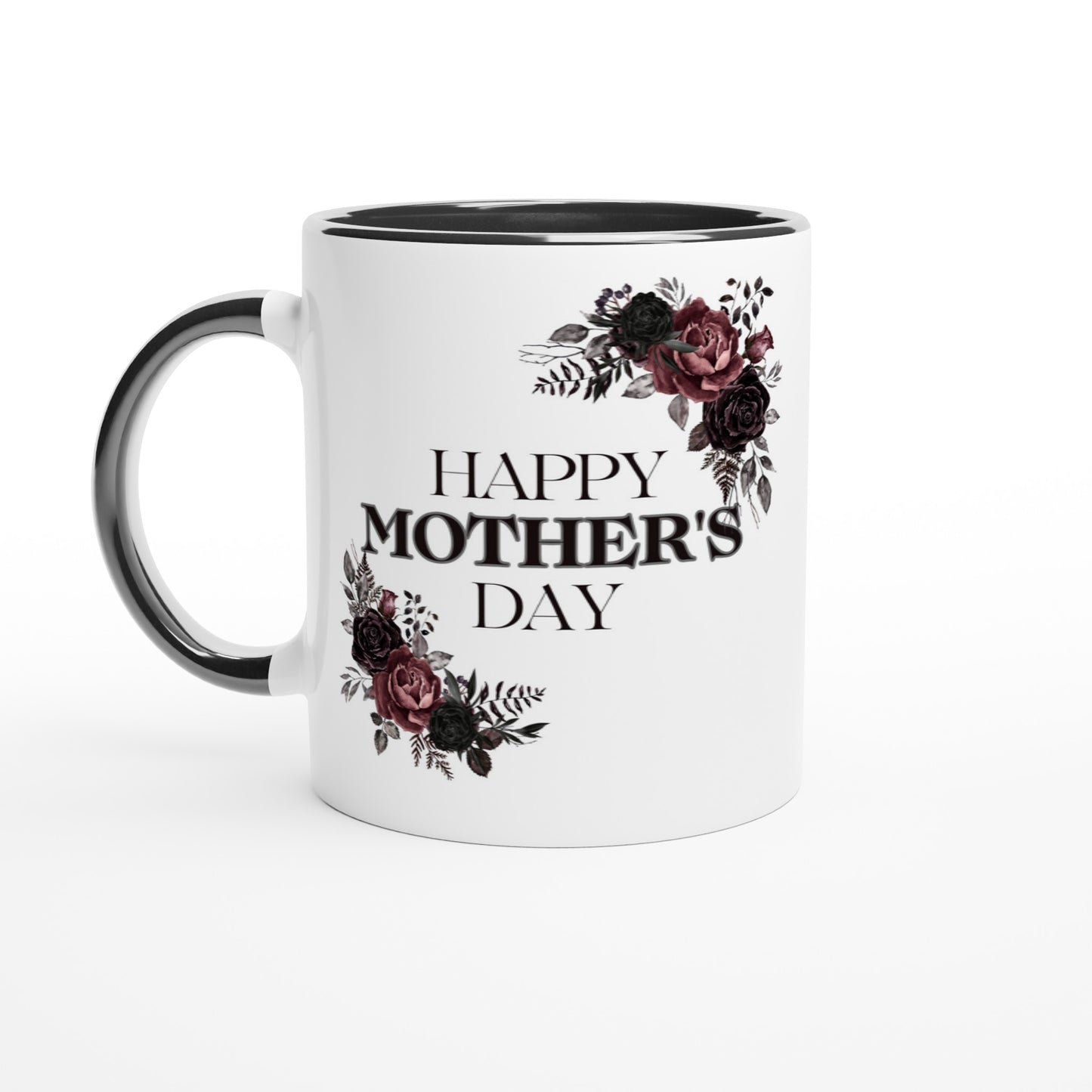 Happy Mother's Day Ceramic Mug with Colour Inside - Gift Idea From The Favourite one