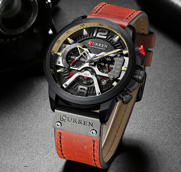 Stylish Leather Watch for Men