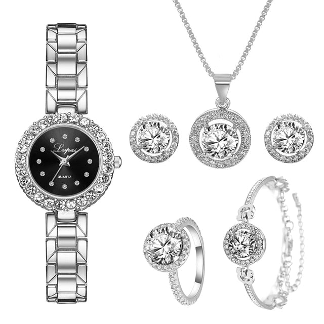 Crystal Watch Set, Gift For Her