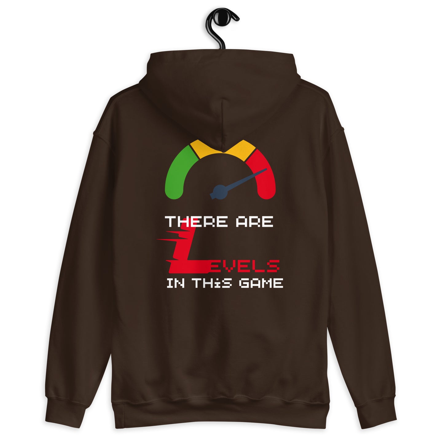 The There Are Levels In This Game Hoodie is a must-have in your wardrobe, so start your collection with this beautiful Hoodie. This Gaming Hoodie is perfect to keep you warm during autumn and winter time as well. This Hoodie is high quality, comfy, and super soft to the touch and is great for everyday wear. - brown