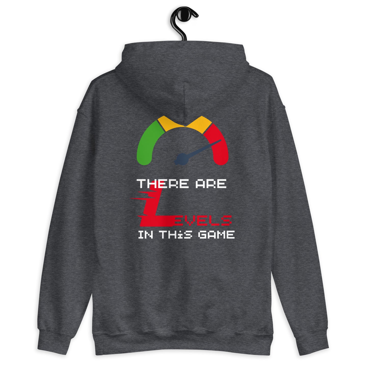 The There Are Levels In This Game Hoodie is a must-have in your wardrobe, so start your collection with this beautiful Hoodie. This Gaming Hoodie is perfect to keep you warm during autumn and winter time as well. This Hoodie is high quality, comfy, and super soft to the touch and is great for everyday wear. - grey
