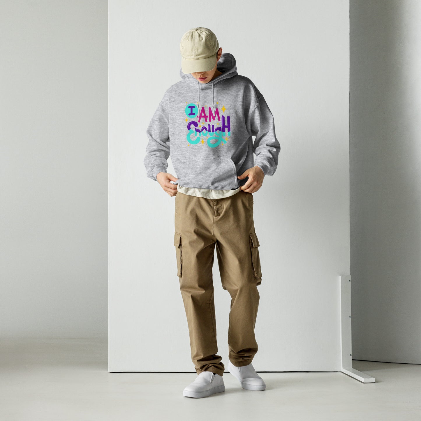 I AM ENOUGH, YOU ARE ENOUGH, Motivational Unisex Hoodie