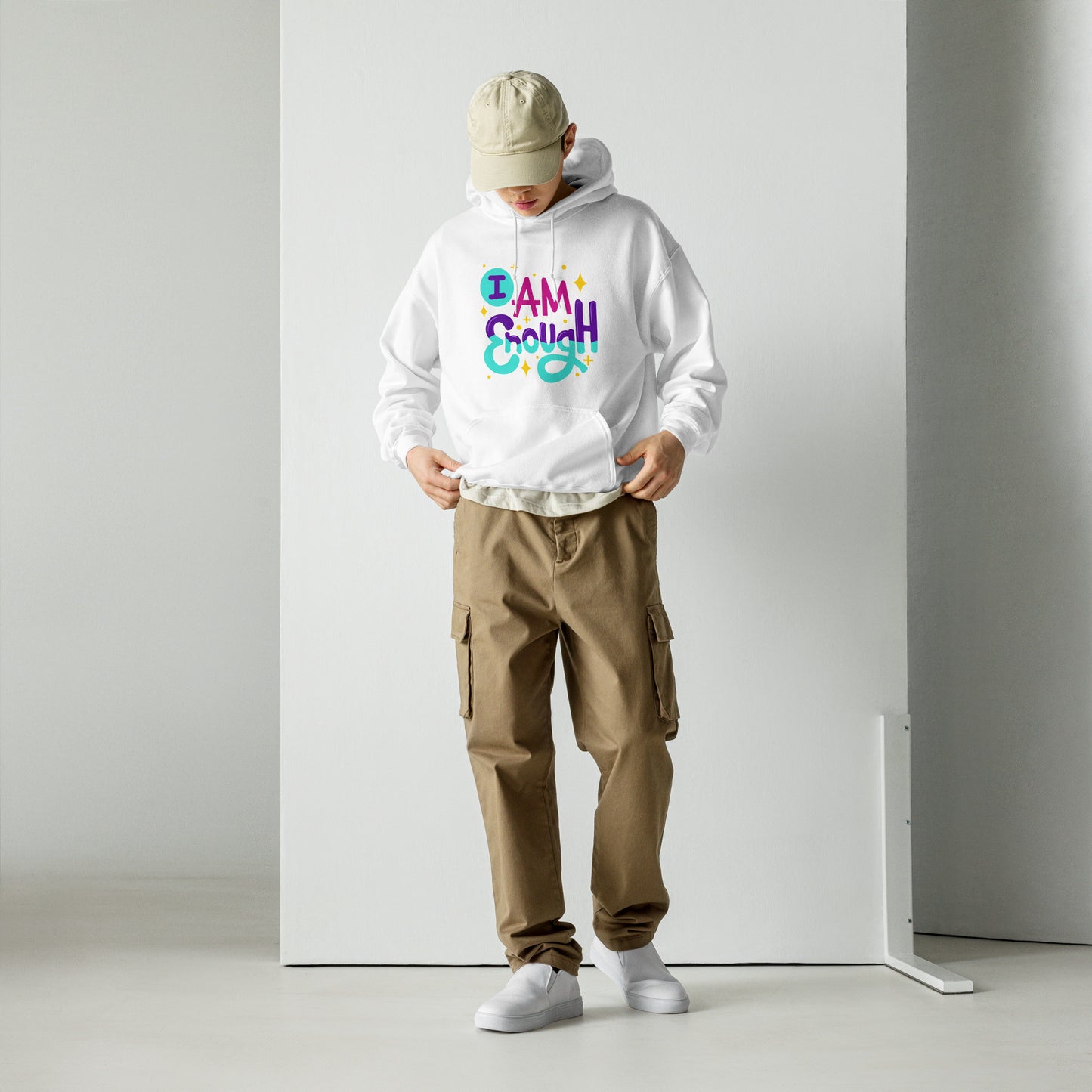 I AM ENOUGH, YOU ARE ENOUGH, Motivational Unisex Hoodie