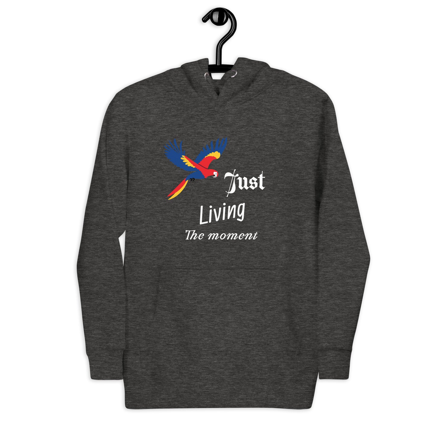 Just Living The Moment, Inspirational Unisex Hoodie