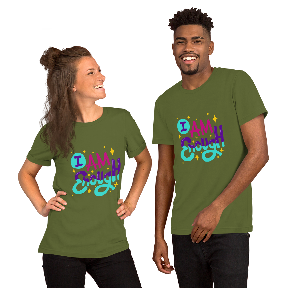 I Am Enough and You Are Enough, Positive Graphic Tee