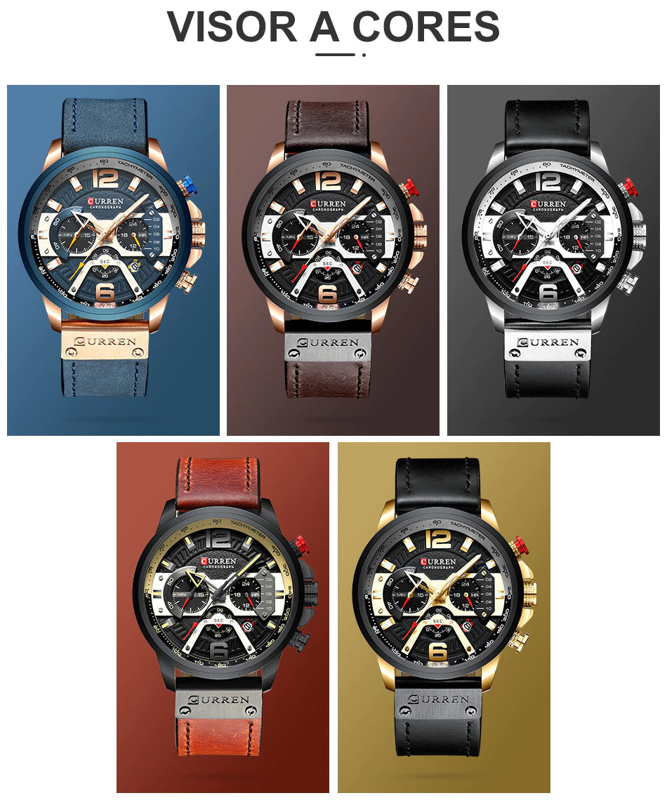 Stylish Leather Watch for Men