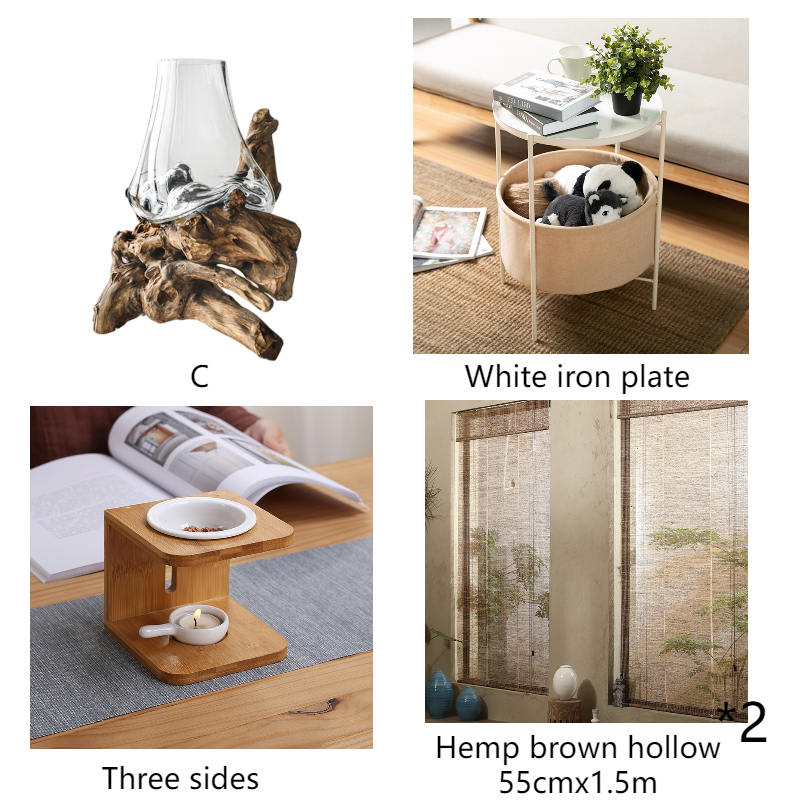 Zen Modern Minimalist Glass Vase Decorative Ornaments