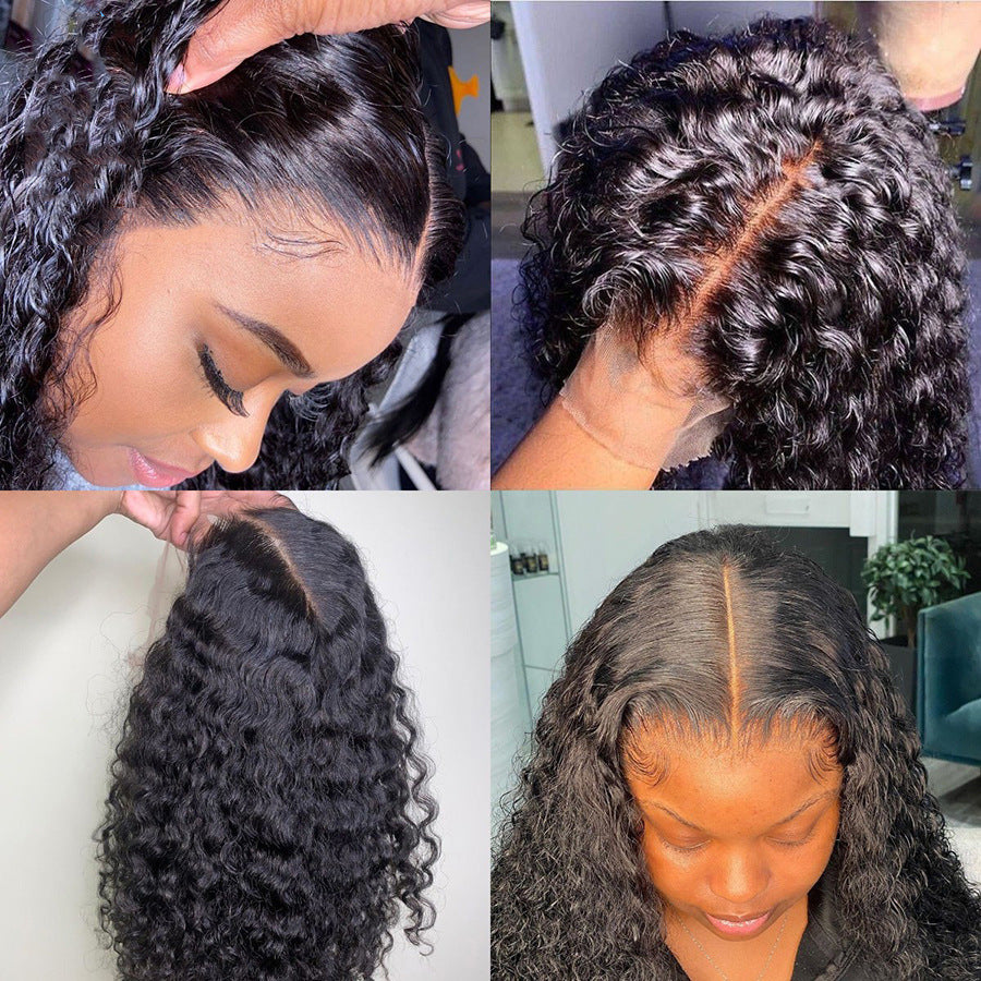 Trillionairelove™ Gorgeous Small Curls and Long Locks Set: High-Quality Human Hair