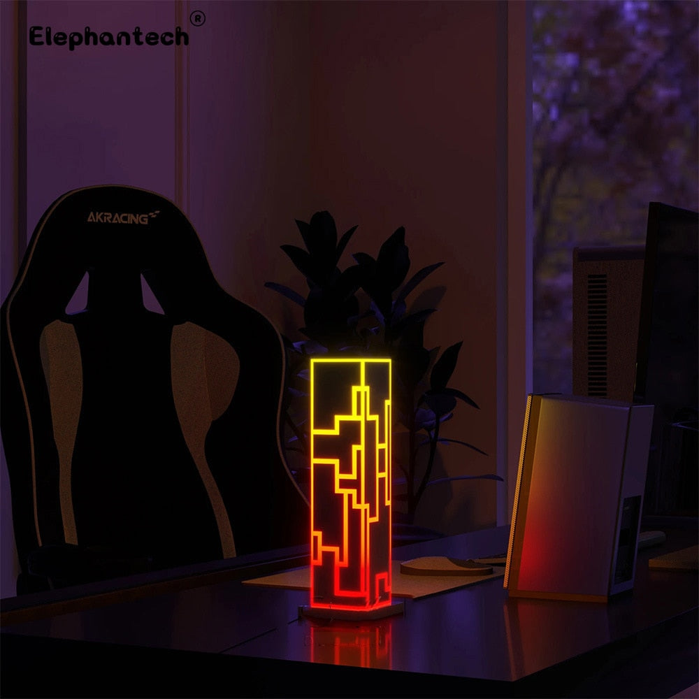 Colorful Geometric 3D Table Lamp