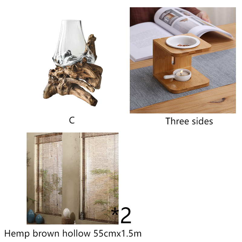 Zen Modern Minimalist Glass Vase Decorative Ornaments