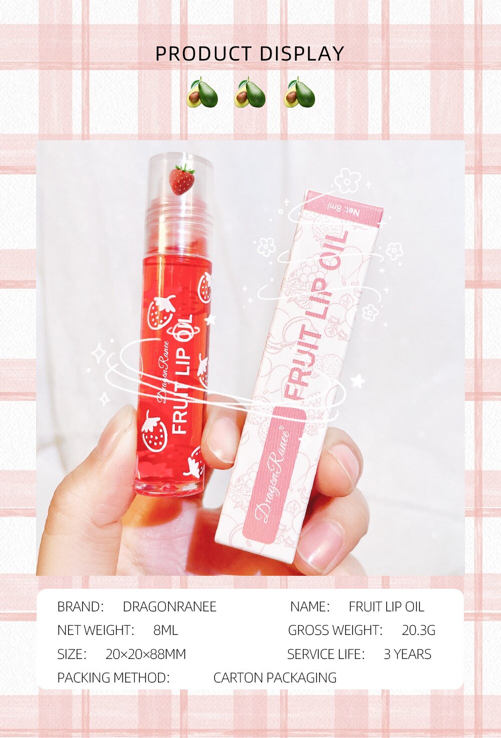 Fresh Fruit Roll-on Lip Balm - So Good!