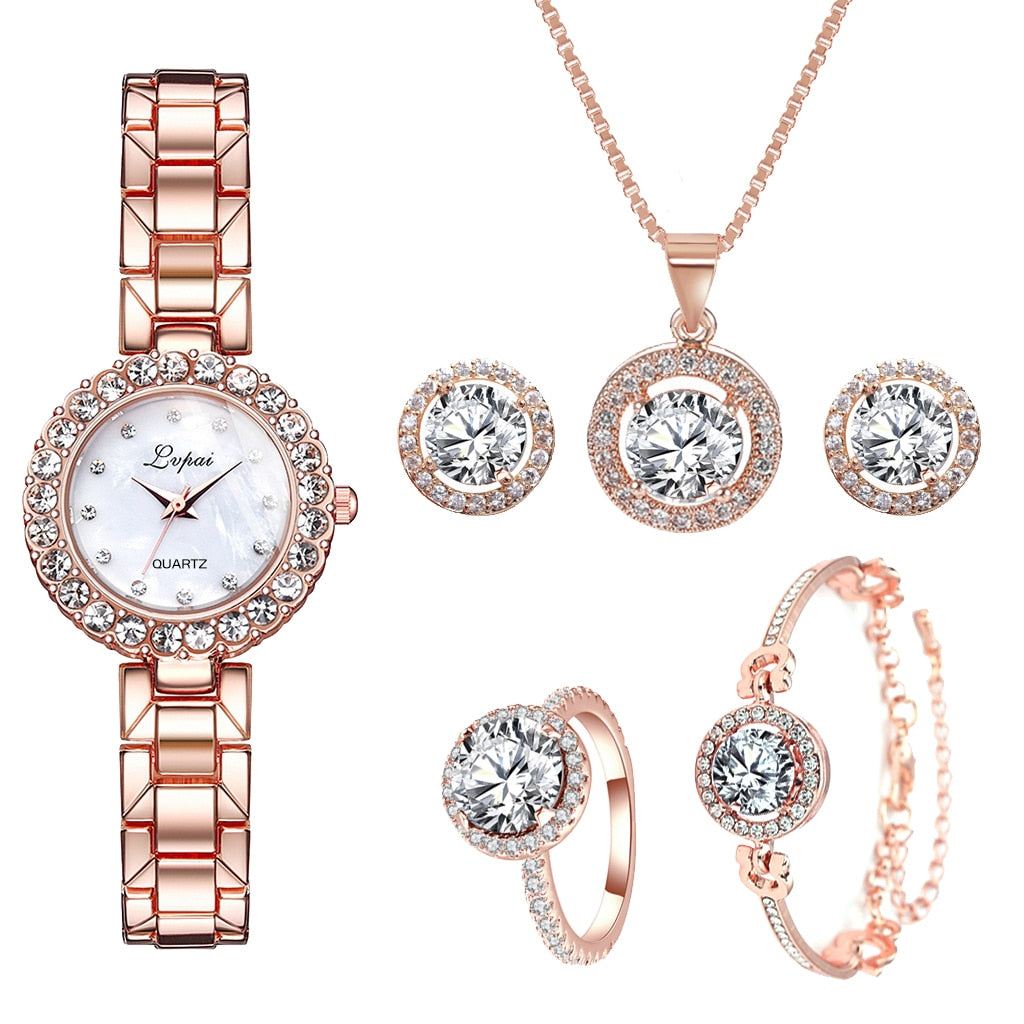 Crystal Watch Set, Gift For Her