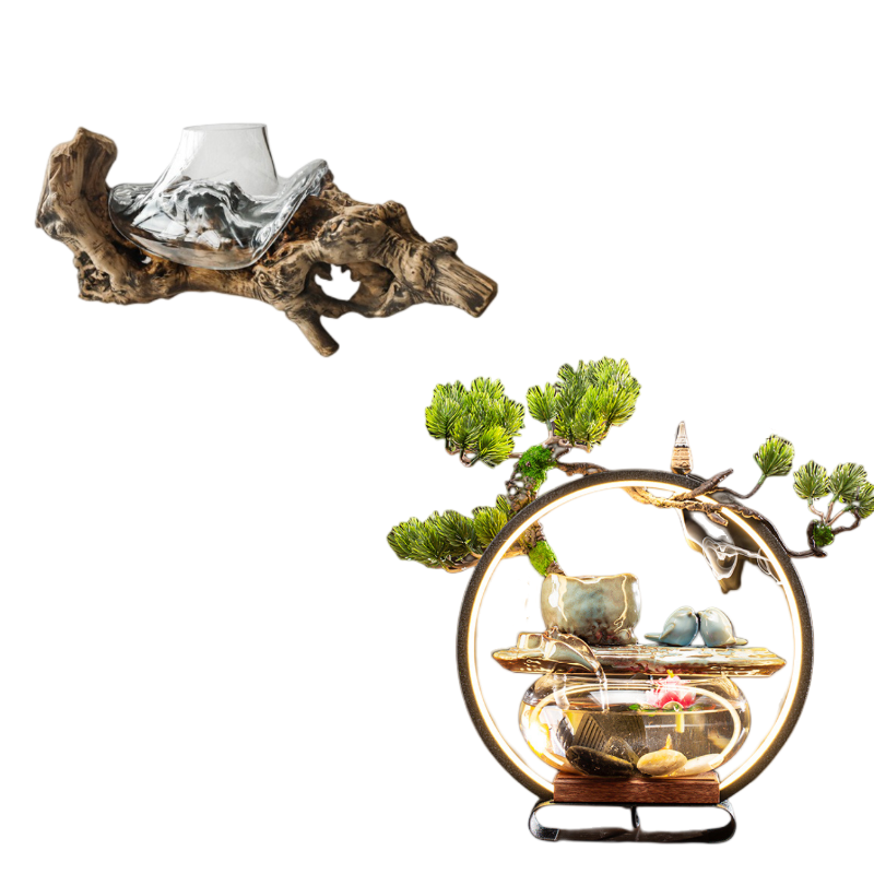 Zen Modern Minimalist Glass Vase Decorative Ornaments