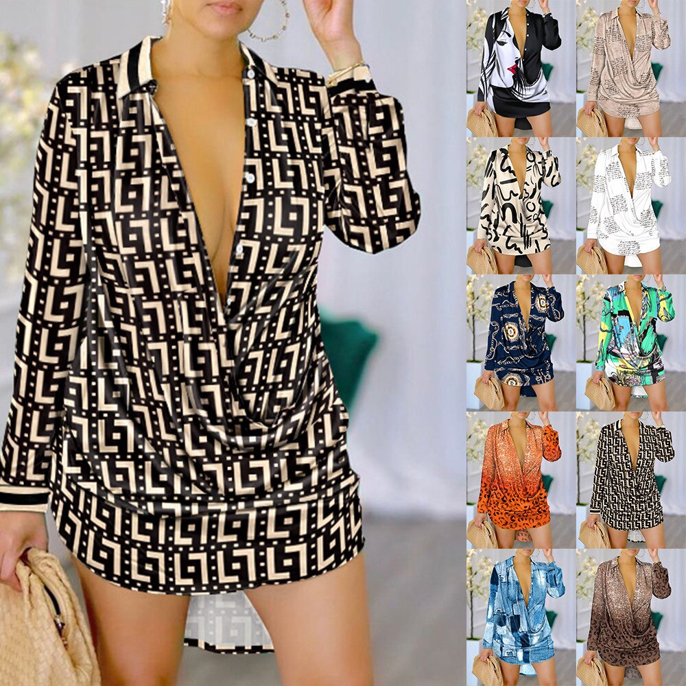 Madam Retro Dress, Sexy Fall Vibes Fashion Shirt Dress