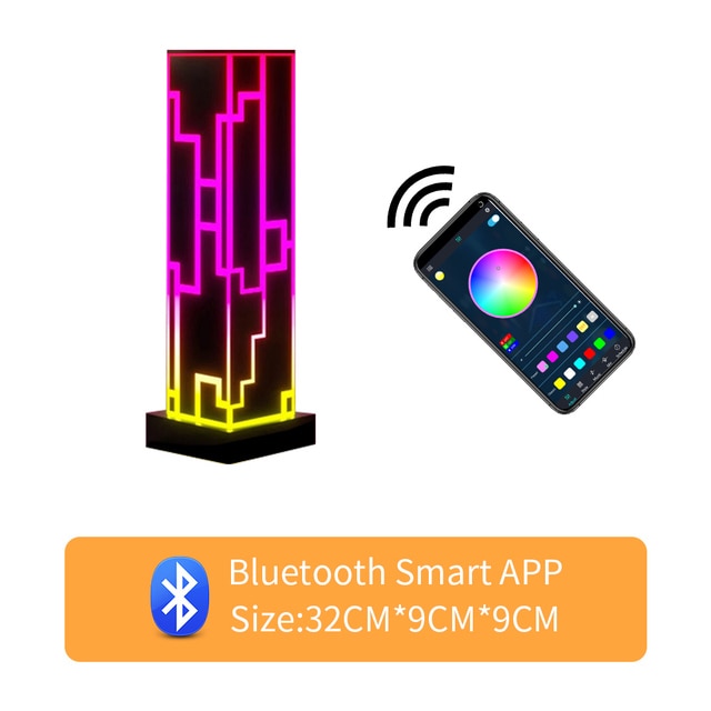 Colorful Geometric 3D Table Lamp