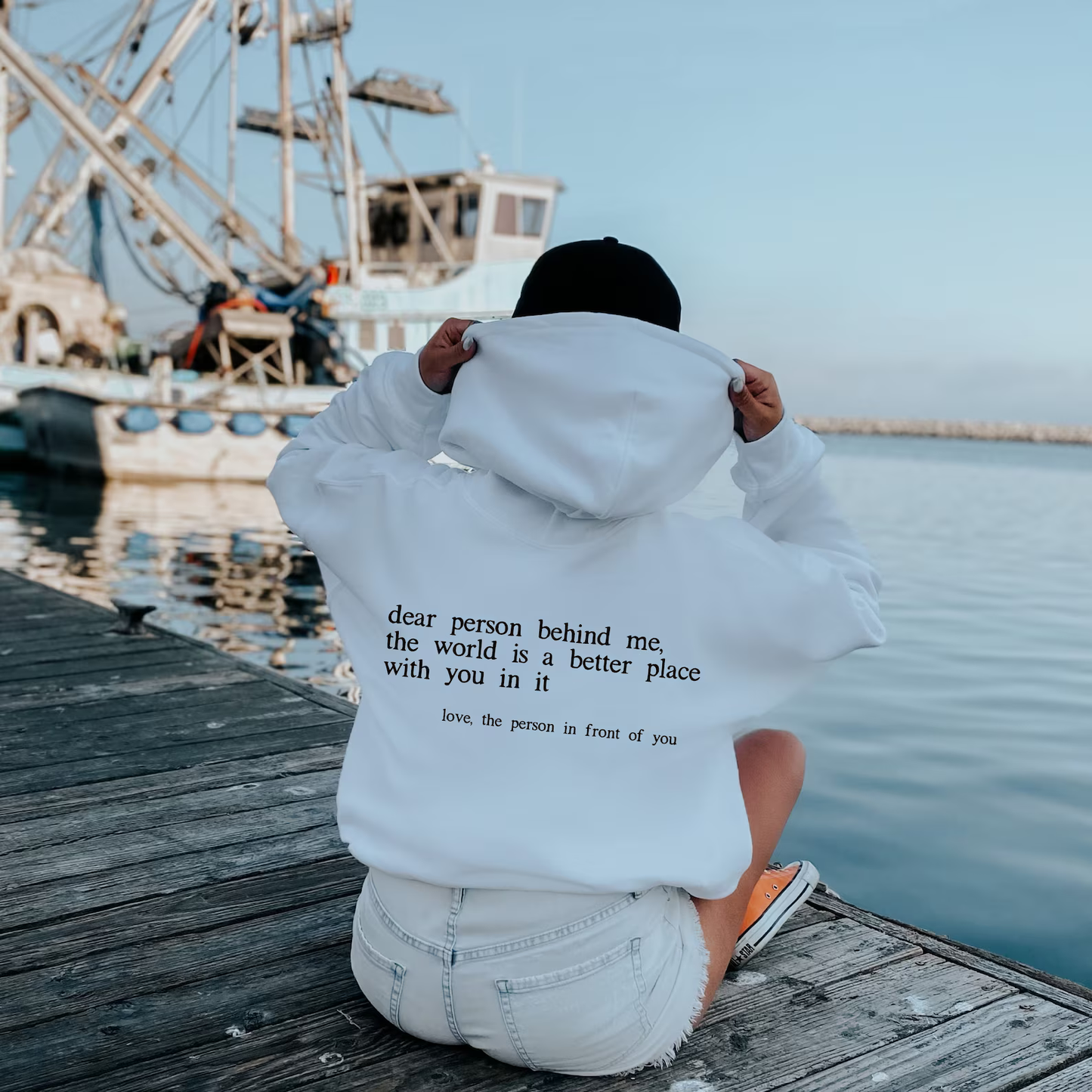 "Dear Person behind Me" - Inspirational Quote Unisex Hoodie