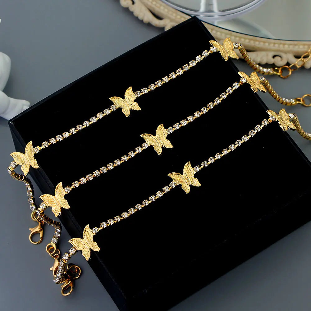 Larissa Butterfly Anklet