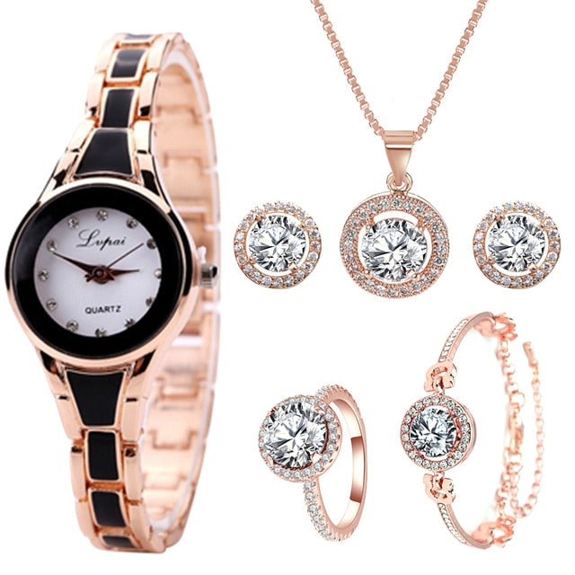 Crystal Watch Set, Gift For Her