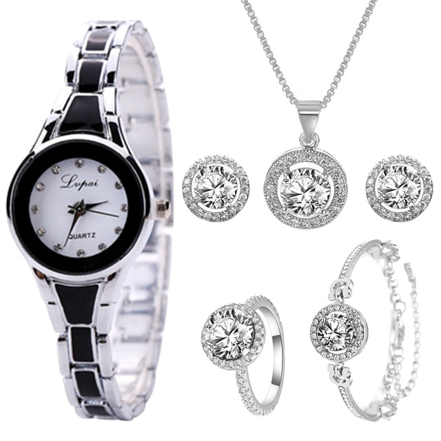Crystal Watch Set, Gift For Her