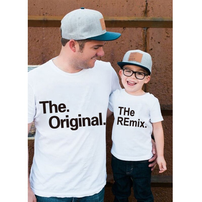 Unite in Style: Fashionable DAD & Kids Matching Boss T-shirts for the Trendsetting Family